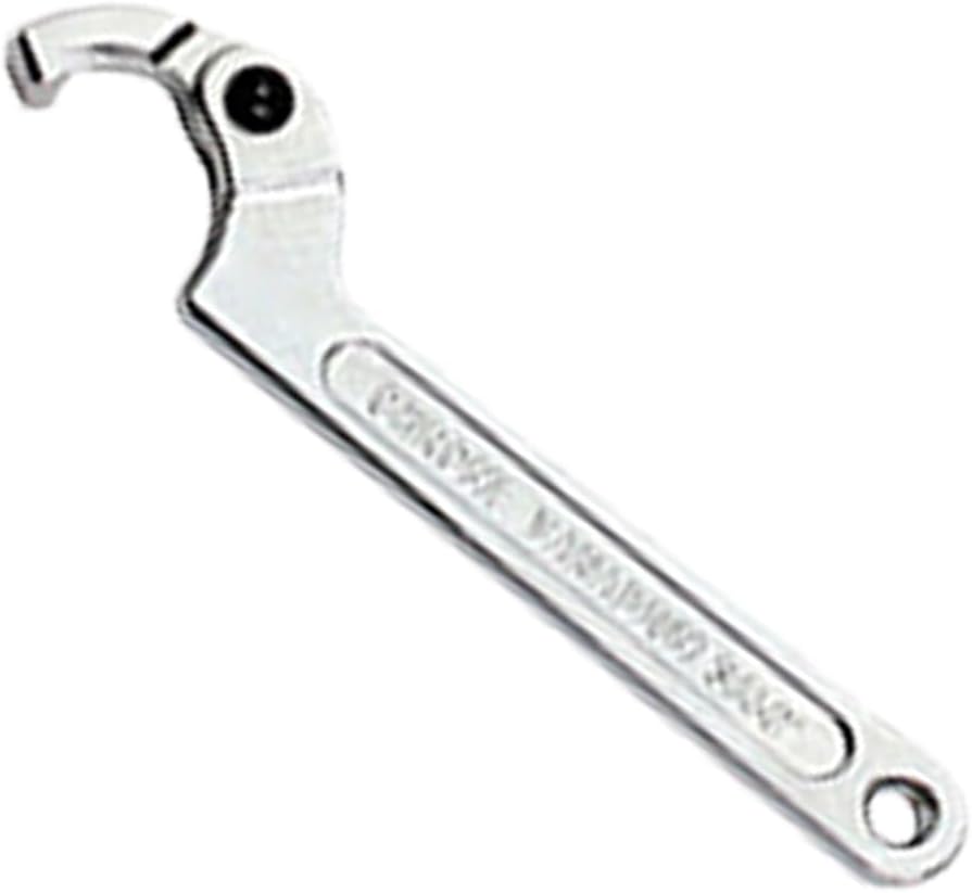 Adjustable Hook Wrench C Type Spanner Water Meter Tool Square/Round Ends Premium Steel Construction For Grooved Nut