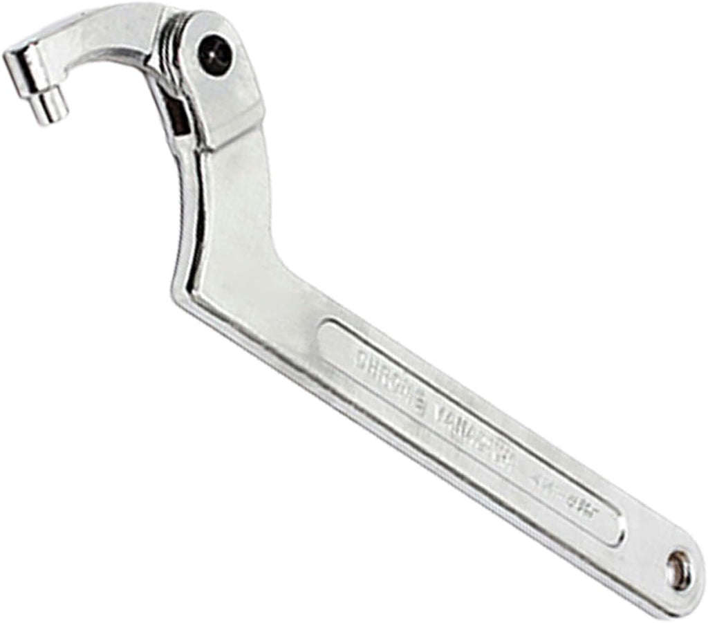 Adjustable Hook Wrench C Type Spanner Water Meter Tool Square/Round Ends Premium Steel Construction For Grooved Nut
