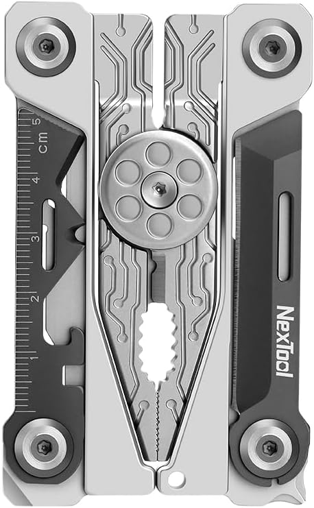 Credit Card Multitool, Silver Blade EDC Tool | 20-in-1 Wallet Tool, Stainless Steel EDC Gear, Knife, Bottle Opener, Hexagon Spanner, Compact, Lightweight, Gifts for Men