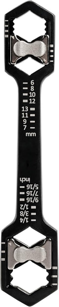 AHW-600 14-In-1 Adjustable Hex Wrench (SAE & Metric) - 6-13mm & 1/4"-9/16"