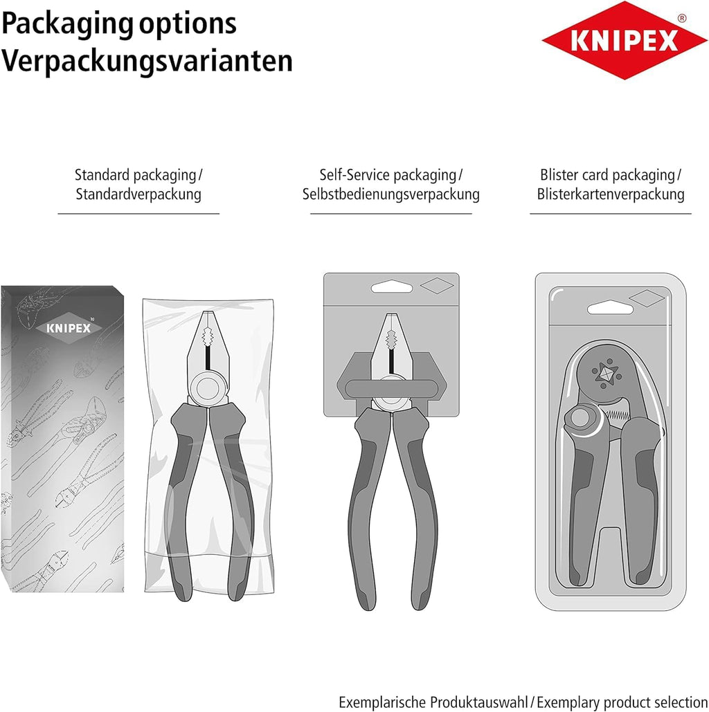 86 03 180 SB Pliers Wrenches 7,09" in blister packaging